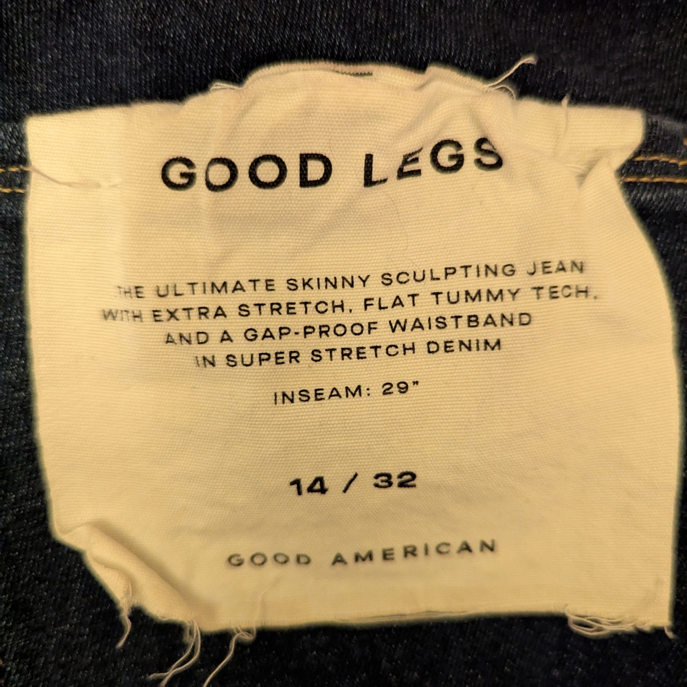 Good American Women's Blue Jeans - Picture 3 of 4